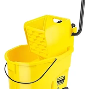 TINA TRAPEADOR CON EXPRIMIDOR 26 QT (24.3 LTS) COLOR AMARILLO LAVEX JANITORIAL
