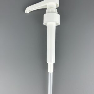 BOMBA DISPENSADORA DE CONDIMENTOS 14 1/2 PG DE ALTURA, DISPENSA 0.5 OZ (14.3 ML) PARA BOTES DE BOQUILLA DE 38 MM CHOICE (PRECIO POR 6 PIEZAS)