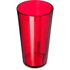 VASO POLICARBONATO 20 OZ COLOR ROJO CHOICE (PRECIO POR 12 PIEZAS)