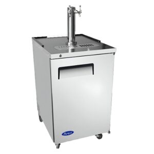 ENFRIADOR DE CERVEZA Y BEBIDAS CON 3 DISPENSADORES MEDIDAS: 23 3/4 X 30 3/8 X 39 5/8 PG CON UNA PUERTA MEDIDAS INTERIORES: 19 X 18 PG, DE 120V, 1/4 HP AVANTCO