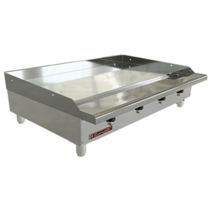 Plancha Electrica CV-4-E Master Acero Inoxidable 4 resistencias de 3350 watts cada una, Termostatos ajustables de 50°C a 300°C