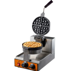 Wafflera Americana Sencilla Wame-2 Gabinete En Acero Inoxidable 25 X 42 X 31 Cm