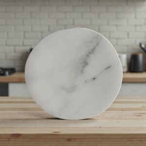 Carlisle 5310437 Ridge 9" Marble Melamine Rimless Plate - 12/Case