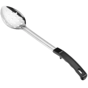 CUCHARA PARA SERVIR 15 PG PERFORADA MANGO NEGRO CHOICE