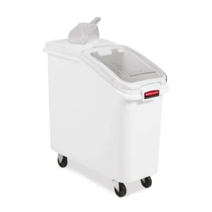 CARRO ALMACENADOR DE GRANOS E INGREDIENTES 20.5 GALONES (77 LT) MEDIDA: 29 1/2 x 13 1/2 x 28 PG RUBBERMAID