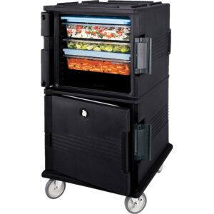CARRO TERMICO DOBLE PARA 24 INSERTOS ENTEROS DE  2 1/2 PG MEDIDAS: 28 1/8 X 32 1/4 X 53 1/4 PG UPC1600110 CAMBRO