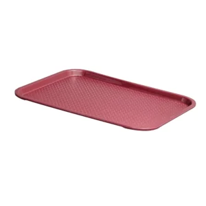 CHAROLA DE SERVICIO 12 X 16 PG COLOR TINTO MARCA VOLLRATH (CAJA CON 24 PIEZAS)