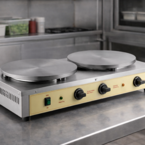CREPERA ELECTRICA DOBLE DE 16 PG DE 208/240 V DE 2,600 - 3,750 W HASTA 60 CREPAS POR HORA CARNIVAL KING