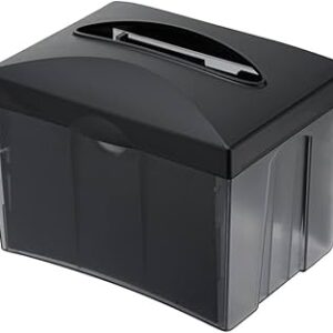 SERVILLETERO DE CAJA PARA 200 SERVILLETAS INTERDOBLADAS COLOR NEGRO CHOICE (PRECIO POR 6 PIEZAS)