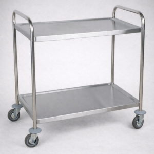 CARRO DE SERVICIO ACERO INOX CAL 24 86 X 53 X 94 CMS MODELO T20020  MAX 100 LIBRAS CHOICE
