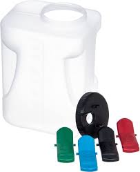 JARRA DE PLASTICO CON TAPA Y GRADUACION HASTA 1 GALON 640000 (-40 HASTA 82 GRADOS CELCIUS) CARLISLE (PRECIO POR 2 PIEZAS)