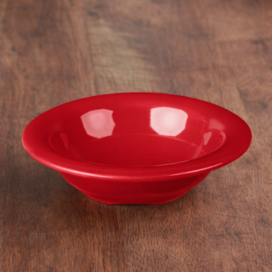 Melamina Plato Postre 4.5 (11.4Cm/135Ml) Rojo (Precio por 48 Piezas) Carlisle