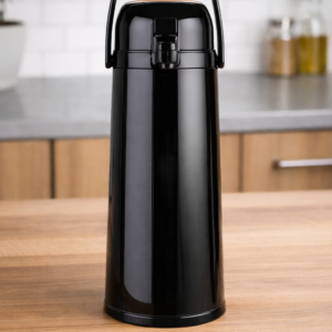 TERMO NEGRO DE BOTON DE 2.5 LITROS