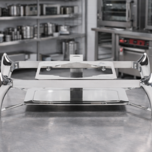 BASE ESTRUCTURA PARA CHAFER COMPLETO DE INDUCCION 8 QT ACERO INOX VOYAGE ACOPA