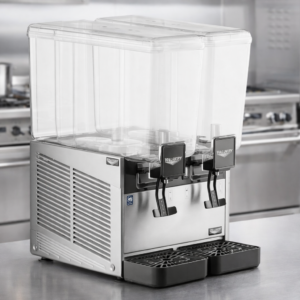 DISPENSADOR DE BEBIDAS REFRIGERADO DOBLE 5.28 GALONES CADA TINA MARCA VOLLRATH MEDIDAS: 14 X 18 X 26 PG