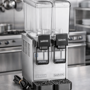 DISPENSADOR DE BEBIDAS REFRIGERADO DOBLE 2.11 GALONES CADA TINA MARCA VOLLRATH MEDIDAS: 9 X 15 X 24 PG