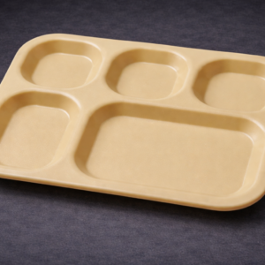 CHAROLA CON 5 COMPARTIMENTOS POLICARBONATO 10 11/16 X 13 7/8 PG 14105CW133 CAMBRO (PRECIO POR 24 PIEZAS)
