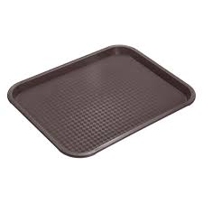 Charola de 14 x 18 pulgadas Color Chocolate Plastico Carlisle (12 piezas por caja)