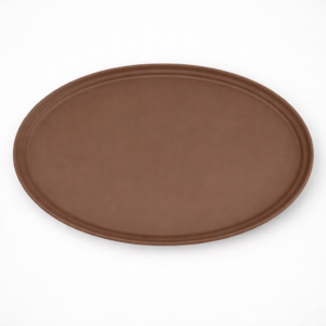 CHAROLA OVALADA CAFE DE 27 (70cms) ANTIDERRAPANTE