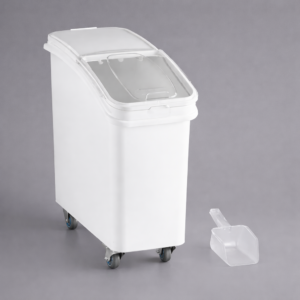 CARRO DE INGREDIENTES Y GRANOS DE 21 GALONES (80 LTS) 29x13x29 pg CON CUCHARON BAKERS MARK