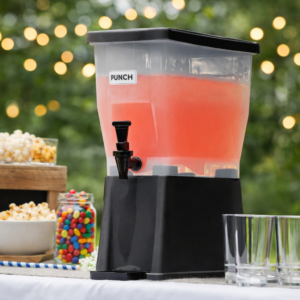 Dispensador de Bebidas 3 galones (11.3 lts) de Plastico en Color Negro Choice