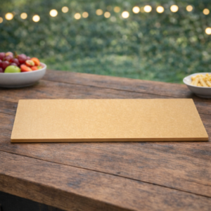 Tabla para Quesos Rectangular Madera Natural de  16 x 6 x 1/4 Pulgadas