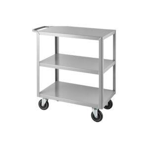 CARRO DE SERVICIO 3 REPISAS USO RUDO ACERO ESMALTADO T.430 CAL. 18 CAPACIDAD DE CARGA 544 KG, MEDIDAS: 45 X 76 X 88 CMS LAVEX