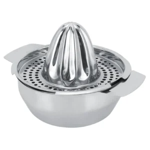 Exprimidor de citricos manual de acero inoxidable con recipiente Choice
