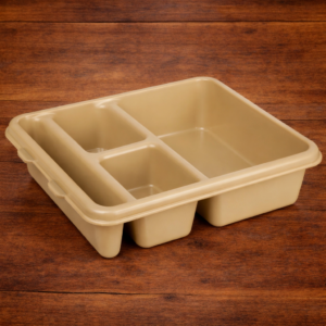 CHAROLA DE 4 COMPARTIMENTOS MARCA CAMBRO MODELO 9114CPTAN (PRECIO POR 24 PIEZAS)