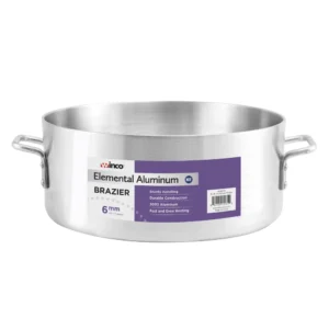 Budinera 35 Qt Brasero elemental  22 X 5-1/2 pg Calibre 6 mm ALBH-35 Winco