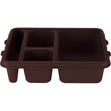 CHAROLA DE 4 COMPARTIMENTOS MARCA CAMBRO MODELO 9114CPBR (PRECIO POR 24 PIEZAS)