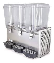 DISPENSADOR DE BEBIDAS REFRIGERADAS DE 3 TANQUES DE 18 LITROS CADA TINA 725x386x728 MM MARCA VEVOR