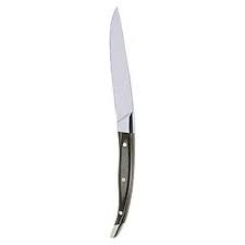 CUCHILLO MESA SIERRA 4 3/4 PG TERMINADO MADERA GRIS ESTILO CURVO (PRECIO POR 6 PIEZAS)
