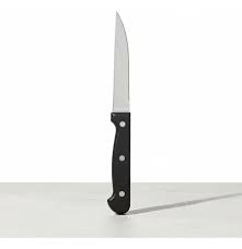 CUCHILLO MESA SIERRA 4 3/4 PG MANGO NEGRO (PRECIO POR 12 PIEZAS)