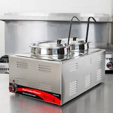 BANO MARIA ELECTRICO PARA 2 CALDOS INSERTOS REDONDOS DE 7.5 QT CON 2 CUCHARONES 120 V, 15000 W