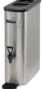 DISPENSADOR DE TE HELADO 3 GALONES ACERO INOXIDABLE CON LLAVE NEGRA GTD3-FOT GRINDMASTER