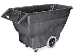 CARRO PARA BASURA Rubbermaid FG9T1300BLA Black 0.5 Cubic Yard Tilt Truck / Trash Cart (450 lb.)