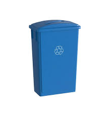 CONTENEDOR RECTANGULAR LAVEX 23 GAL CON TAPA COLOR AZUL