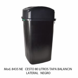 CONTENEDOR DE BASURA CON TAPA TIPO BALANCIN 20 X 11 X 31 PG DE 23 GAL.