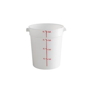 CONTENEDOR REDONDO DE 4 Qt. DE POLIETILENO RFS4 MARCA CAMBRO (SU TAPA ES 214RFSC2)