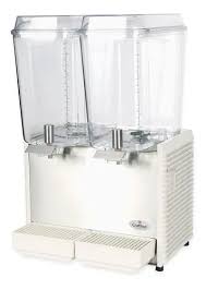DISPENSADOR DE BEBIDAS REFRIGERADO 2 TANQUES DE 5 GAL POR TANQUE MARCA CRATHCO D25-4