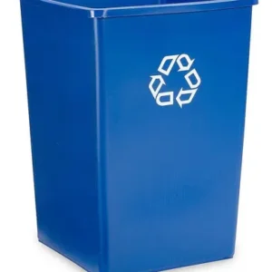 CONTENEDOR RECTANGULAR LAVEX 23 GAL COLOR AZUL RECICLAJE