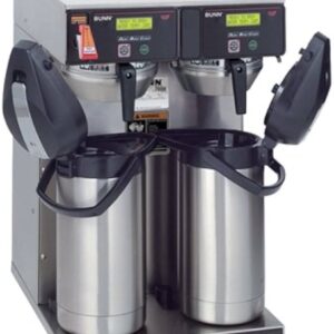 CAFETERA PERCOLADORA DOBLE A VOLUMEN 15 GAL. POR HORA PARA TERMOS MARCA BUNN