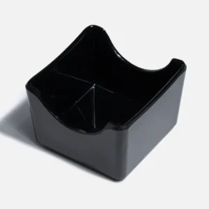 AZUCARERA PARA SOBRES NEGRO TUXTON 3 1/2 X 2 7/8 X 2 3/8 PG (CAJA CON 12 PIEZAS P/U)