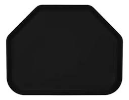 CHAROLA DE SERVICIO TRAPEZOIDAL FIBRA DE VIDRIO 14 x 18 PULGADAS COLOR AZUL AMAZONAS CAMBRO (PRECIO POR 12 PIEZAS)