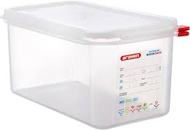 CONTENEDOR HERMETICO TERCIO DE 6 PG CON TAPA 6.3 qt (30X16X15 cm) ARAVEN