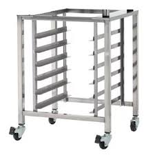 BASE PARA HORNO MOFFAT USSK32 TURBOFAN ACERO INOXIDABLE Y 6 PORTA CHAROLAS