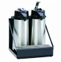 JUEGO DE 2 TERMOS PARA CAFE CON RACK MARCA CURTIS MEDIDAS: 11 1/2 x 13 1/4 x 11 3/4 PG (INCLUYE 2 TERMOS DE 2.2 LITROS CURTIS)