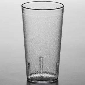 VASO PLASTIC SAN 12 OZ TRANSPARENTE (PRECIO POR 12 PIEZAS)