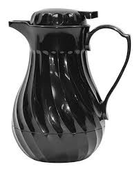JARRA PARA CAFE TERMICA NEGRA DE 591 ML (20 OZ) SWIRLSERVE 52172 VOLLRATH